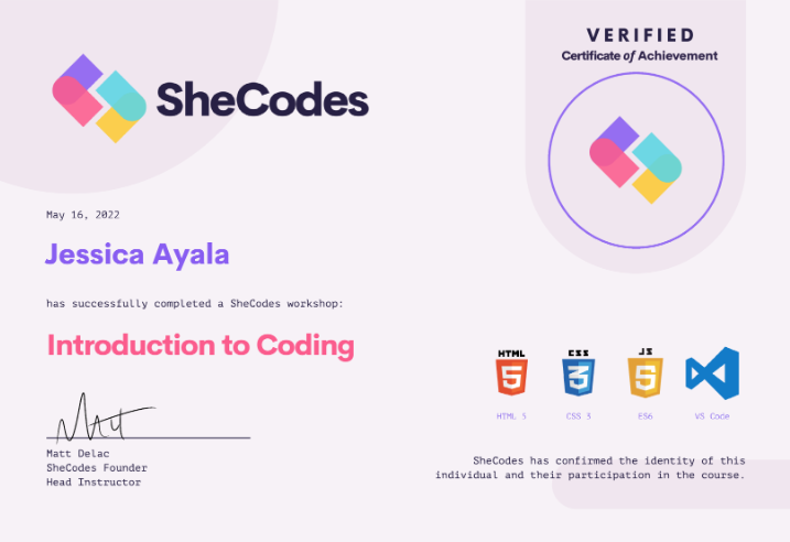 SheCodes Basics