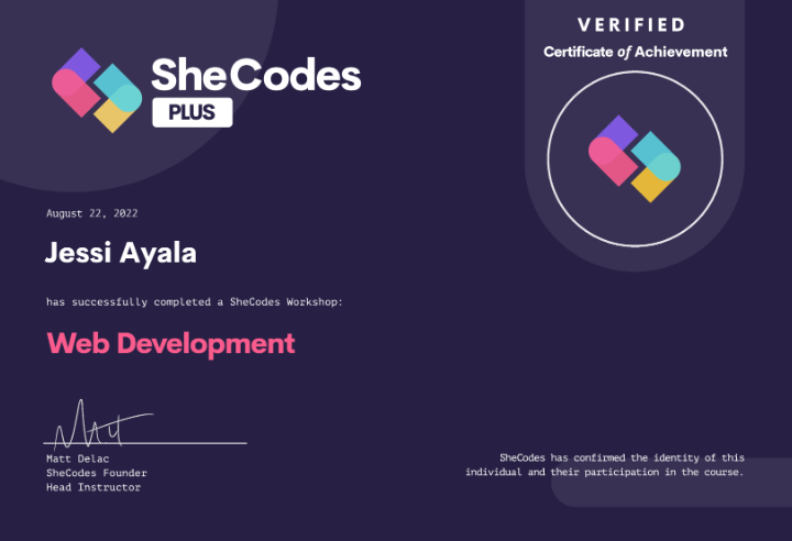 SheCodes Plus