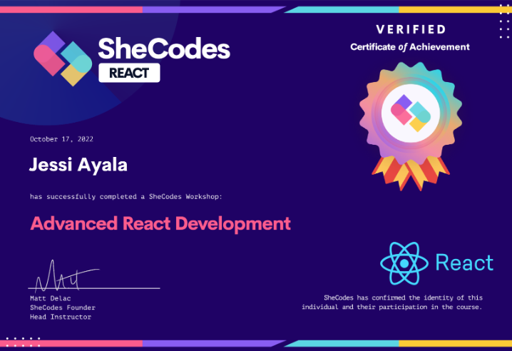 SheCodes React